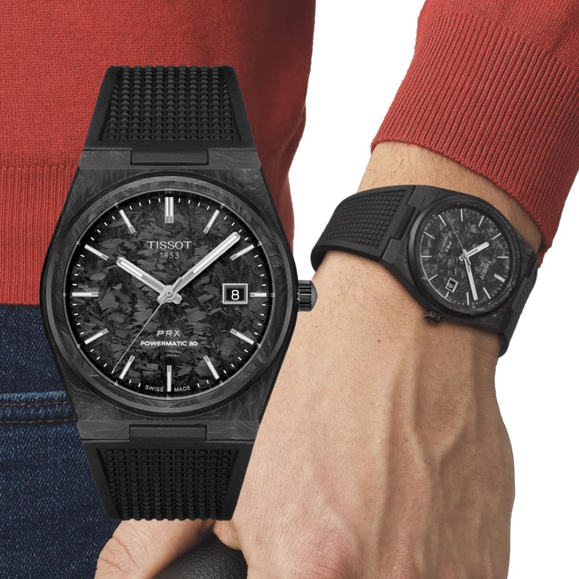 Tissot PRX Powermatic 80 40MM Carbon - T137.907.97.201.00
