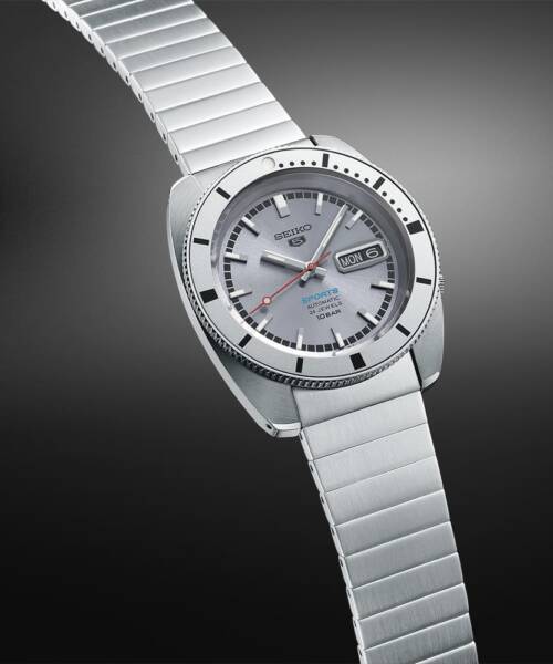 Seiko 5 Sports ‘Ash Blue’ 1968 Recreation Limited Edition  - SRPL03K1
